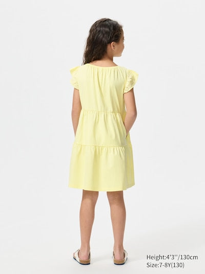 UNIQLO Kids' Combination Dress (Short Sleeve) - 42 YELLOW