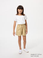 UNIQLO Kids' Easy Shorts - 01 OFF WHITE