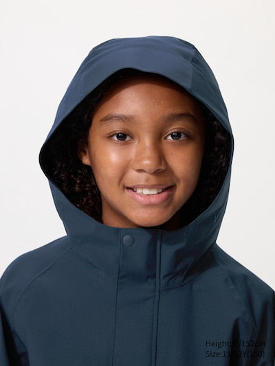 UNIQLO Kids' BLOCKTECH Parka - 69 NAVY