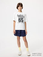 UNIQLO Kids' AIRism Cotton Crew Neck T-Shirt (Graphic) - 01 OFF WHITE