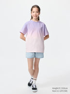 UNIQLO Kids' DRY-EX Crew Neck T-Shirt (Printed) - 61 BLUE