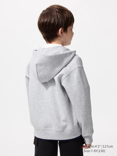 UNIQLO Kids' DRY Sweat Full-Zip Hoodie - 10 PINK