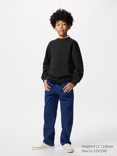 UNIQLO Kids' DRY Sweatshirt - 09 BLACK