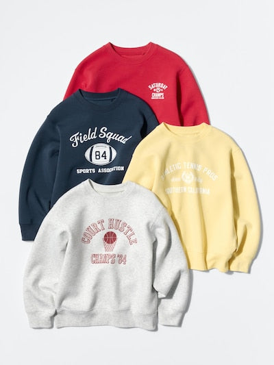 UNIQLO Kids' DRY Sweatshirt (Graphic) - 41 YELLOW