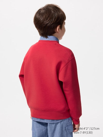 UNIQLO Kids' DRY Sweatshirt (Graphic) - 15 RED