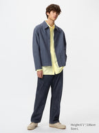 UNIQLO Men's Zip-Up Blouson - 57 OLIVE