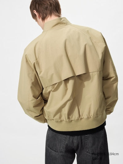 UNIQLO Men's Harrington Jacket - 32 BEIGE