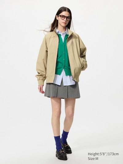UNIQLO Men's Harrington Jacket - 32 BEIGE