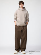 UNIQLO Unisex Barrel Leg Trousers - 01 OFF WHITE