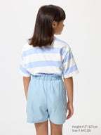 UNIQLO Kids' Easy Shorts (Chambray) - 62 BLUE