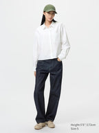 UNIQLO Unisex Oxford Boxy Shirt - 00 WHITE