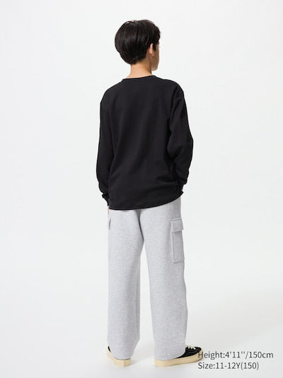 UNIQLO Kids' DRY Joggers (Cargo) - 09 BLACK