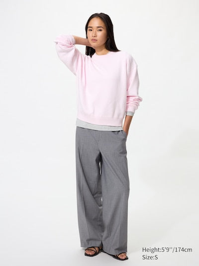UNIQLO Women's Smart Wide Trousers - 30 NATURAL