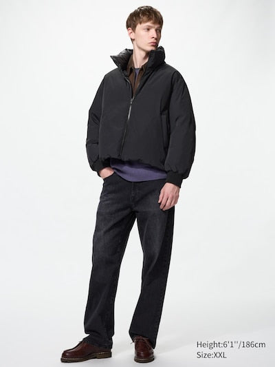 UNIQLO Reversible Windproof Down Jacket - 06 GREY
