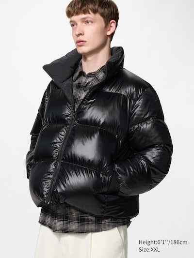 UNIQLO Reversible Windproof Down Jacket - 06 GREY