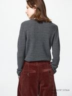 UNIQLO Corduroy Barrel Trousers - 38 DARK BROWN