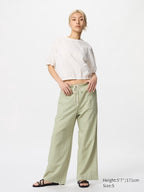 UNIQLO Women's Linen Blend Easy Trousers - 52 GREEN