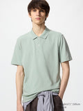 UNIQLO Unisex AIRism Cotton Piqué Polo Shirt - 53 GREEN