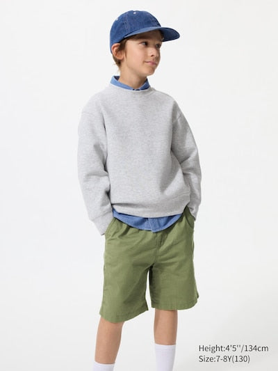UNIQLO Kids' Easy Shorts - 56 OLIVE
