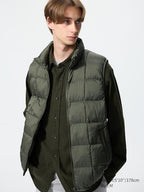 UNIQLO Men's PUFFERTECH Vest - 56 OLIVE