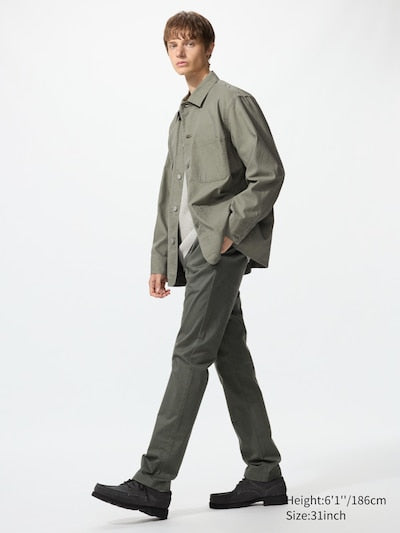 UNIQLO Men's Slim Chino Trousers - 57 OLIVE