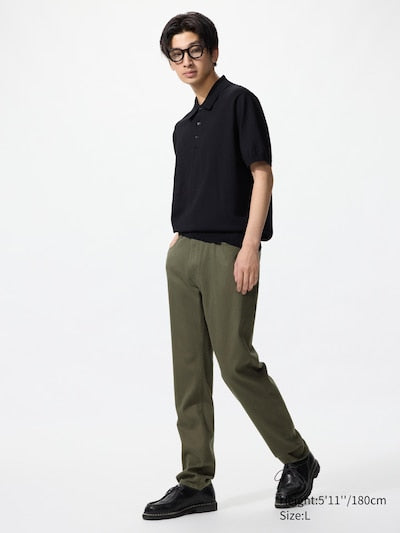 UNIQLO Unisex EZY Jeans - 57 OLIVE