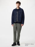 UNIQLO Men's Ultra Stretch Active Tapered Trousers - 57 OLIVE