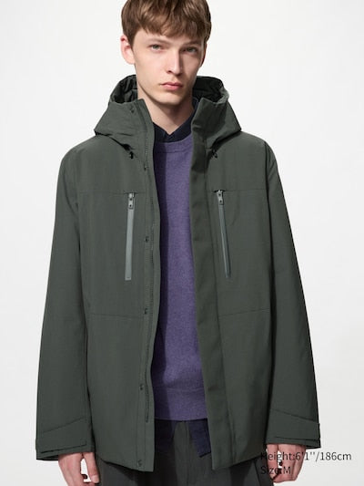 UNIQLO Hybrid Down Parka - 57 OLIVE
