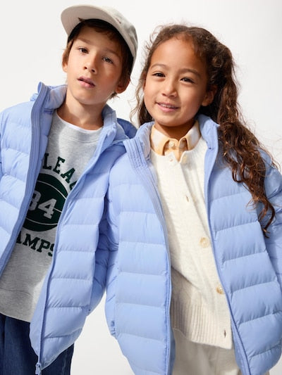 UNIQLO Kids' PUFFERTECH Washable Parka - 61 BLUE