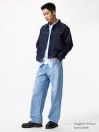 UNIQLO Unisex Baggy Jeans - 62 BLUE