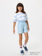 UNIQLO Kids' Easy Shorts (Chambray) - 62 BLUE