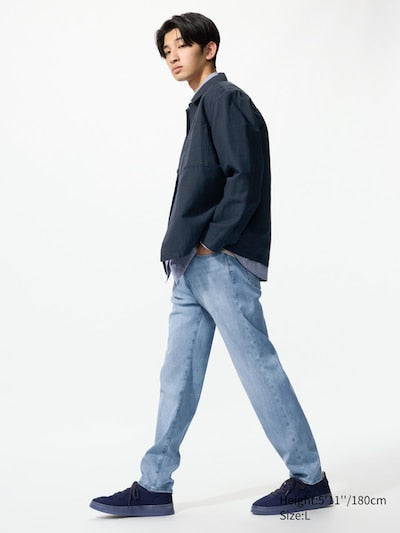 UNIQLO Unisex EZY Jeans - 63 BLUE