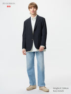 UNIQLO Men's Straight Jeans - 63 BLUE