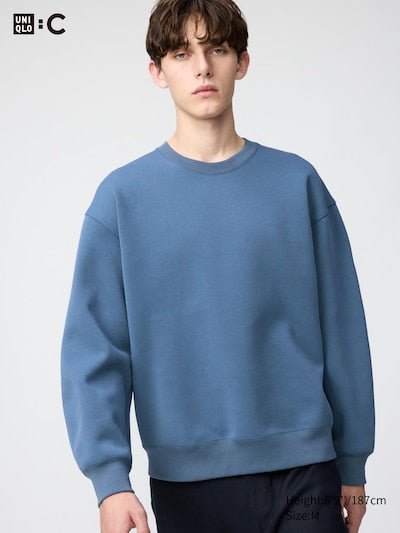 UNIQLO Unisex Oversized Sweatshirt - 65 BLUE