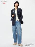 UNIQLO Women's Baggy Jeans - 65 BLUE