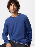 UNIQLO Men's 100% Merino Crew Neck Jumper - 66 BLUE