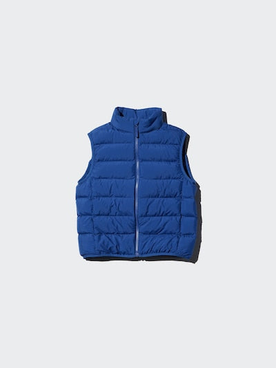 UNIQLO Kids' PUFFERTECH Washable Vest - 66 BLUE