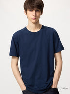 UNIQLO Unisex 100% Supima Cotton T-Shirt - 68 BLUE