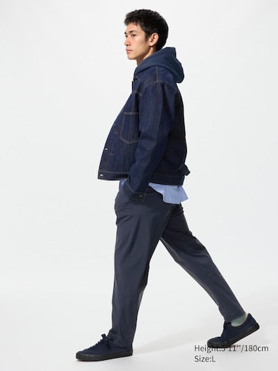UNIQLO Men's Ultra Stretch Trousers - 69 NAVY
