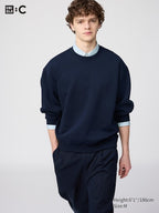 UNIQLO Unisex Oversized Sweatshirt - 69 NAVY