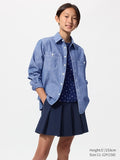 UNIQLO Kids' DRY Sweat Mini Skort - 69 NAVY