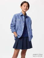 UNIQLO Kids' DRY Sweat Mini Skort - 69 NAVY