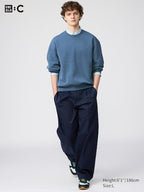 UNIQLO Unisex Barrel Leg Trousers - 69 NAVY