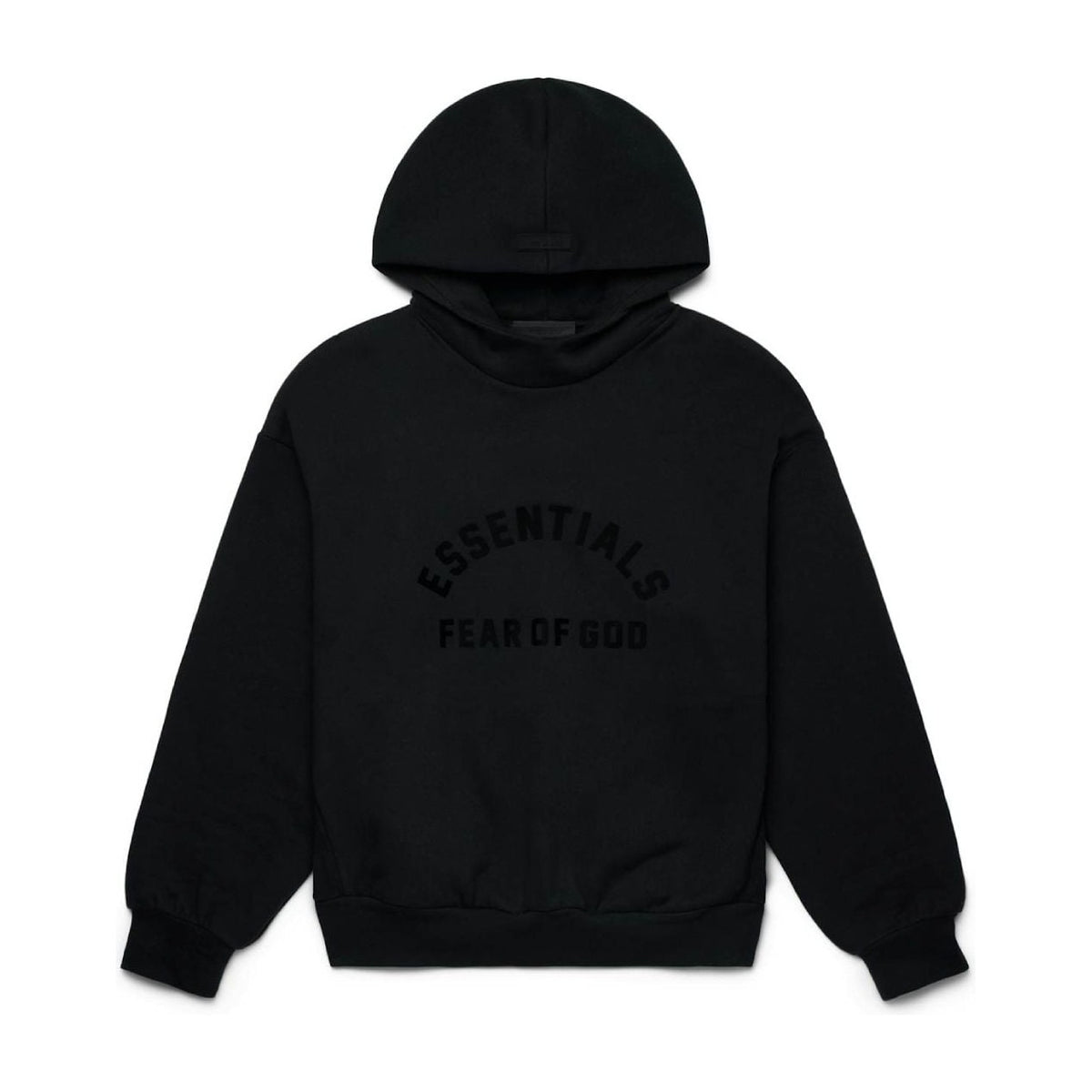 Fear of God Essentials Arch Logo Hoodie Jet Black