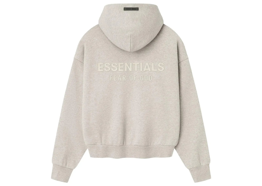 Fear of God Essentials Classic Fleece Hoodie Heather Stone