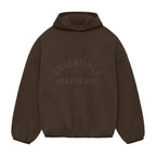 Fear of God Essentials Core Collection Nylon Fleece Hoodie Heather Wood