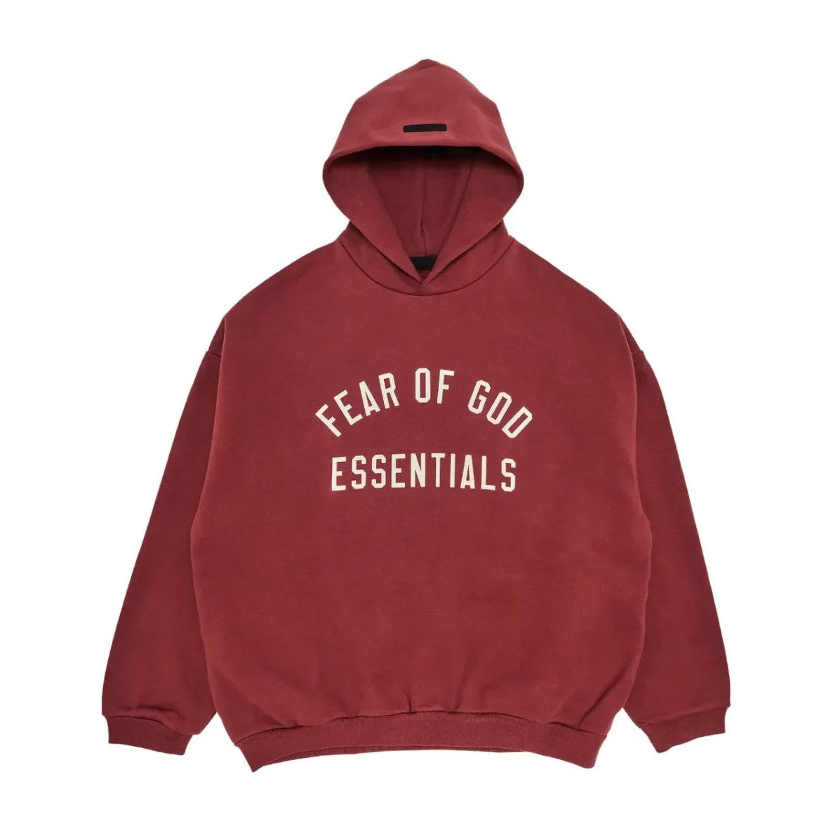 Fear of God Essentials Fleece Hoodie Crimson