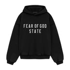 Fear of God Essentials Heavy Fleece Hoodie Black