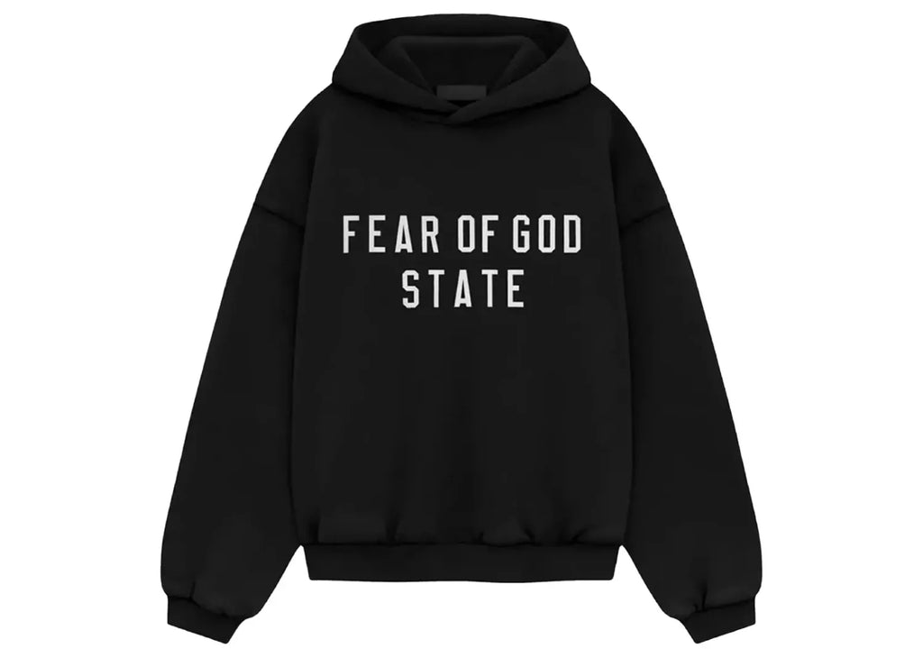 Fear of God Essentials Heavy Fleece Hoodie Black