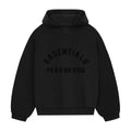 Fear of God Essentials Nylon Fleece Hoodie Jet Black